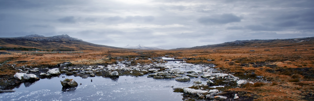 Moody Brook by K West, Rivers and streams East Falkland page